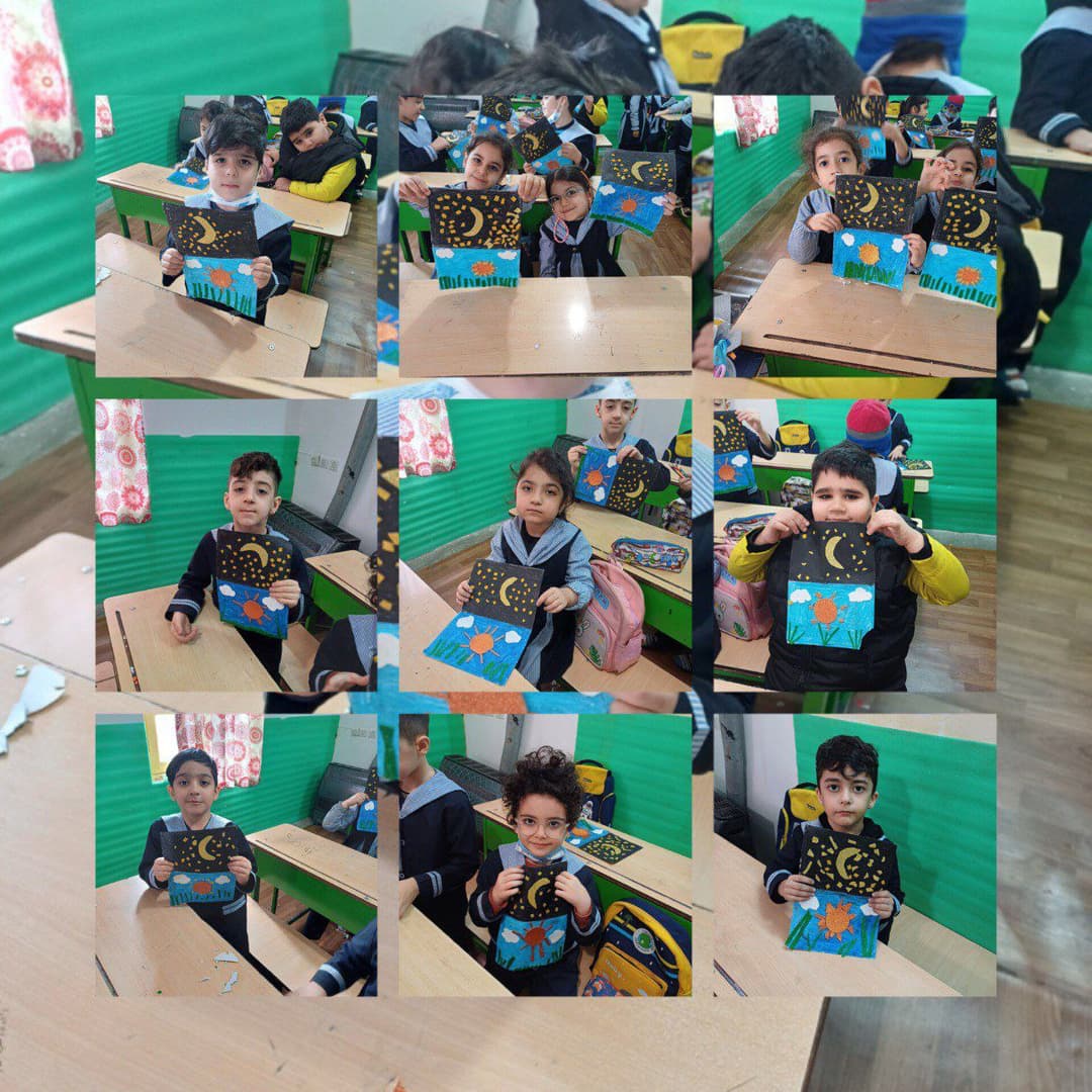 کاردستی غنچه های نازم (واحد کار شب وروز)